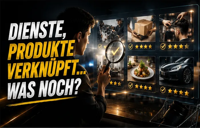 DIENSTE, PRODUKTE VERKNÜPFT... WAS NOCH? DIENSTE, PRODUKTE VERKNÜPFT... WAS NOCH?