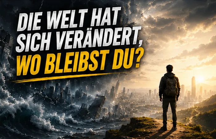 DIE WELT HAT SICH VERÄNDERT, WO BLEIBST DU?