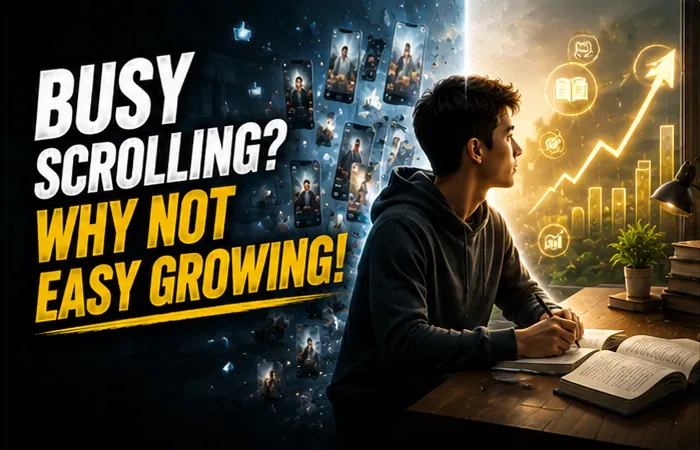 BUSY SCROLLING? WHY NOT EASY GROWING!