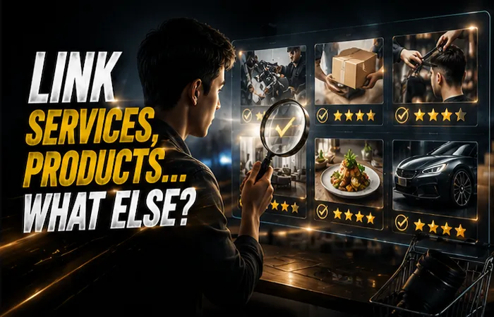 LINK SERVICES, PRODUCTS... WHAT ELSE? LINK SERVICES, PRODUCTS... WHAT ELSE?