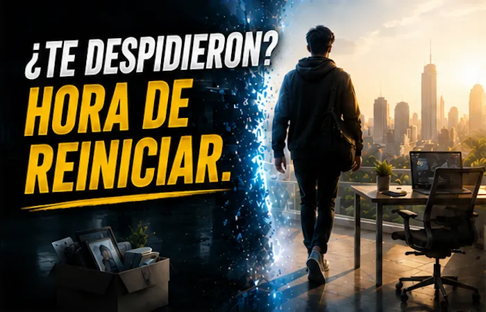 ¿TE DESPIDIERON? HORA DE REINICIAR.