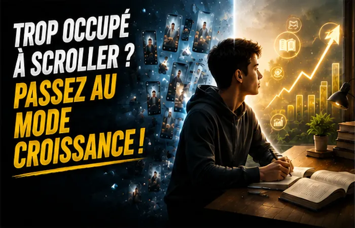 TROP OCCUPÉ À SCROLLER ? PASSEZ AU MODE CROISSANCE ! TROP OCCUPÉ À SCROLLER ? PASSEZ AU MODE CROISSANCE !