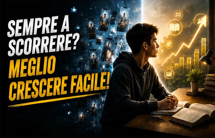 SEMPRE A SCORRERE? MEGLIO CRESCERE FACILE! SEMPRE A SCORRERE? MEGLIO CRESCERE FACILE!