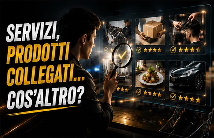 SERVIZI, PRODOTTI COLLEGATI... COS'ALTRO? SERVIZI, PRODOTTI COLLEGATI... COS'ALTRO?