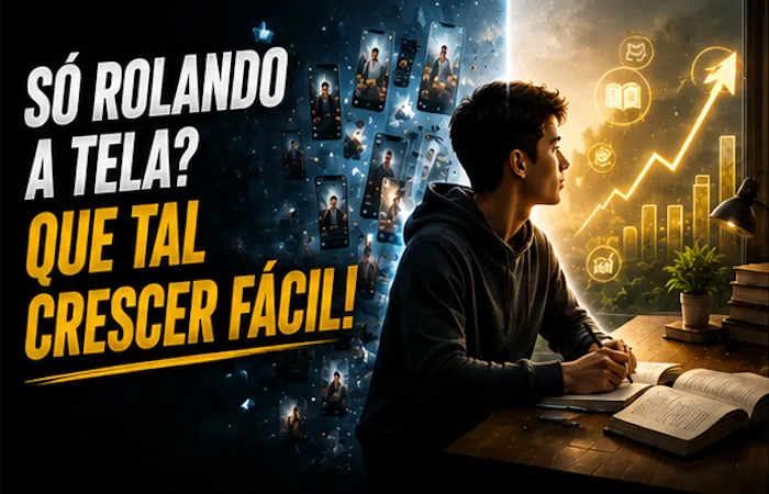 SÓ ROLANDO A TELA? QUE TAL CRESCER FÁCIL! SÓ ROLANDO A TELA? QUE TAL CRESCER FÁCIL!