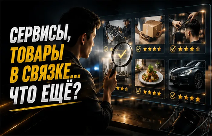 СЕРВИСЫ, ТОВАРЫ В СВЯЗКЕ... ЧТО ЕЩЁ? СЕРВИСЫ, ТОВАРЫ В СВЯЗКЕ... ЧТО ЕЩЁ?