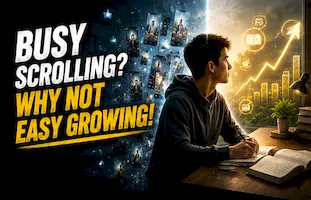 BUSY SCROLLING? WHY NOT EASY GROWING!